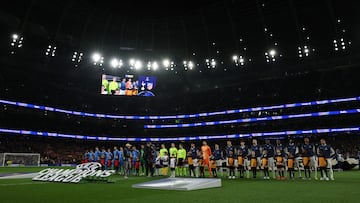 The atmosphere was electric ahead of Spurs’ home game against Atlético Madrid.