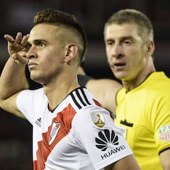 Santos Borré: “River es un equipo acostumbrado a ganar”