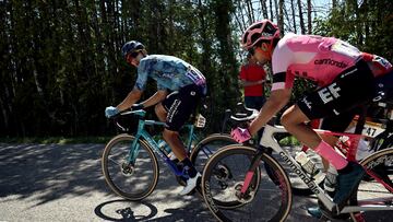 Harold Tejada fue octavo en la etapa 13 del Tour de Francia 2023.