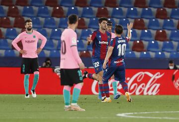 Melero, a pase de Miramón, acercó al Levante con el 1-2.





 


