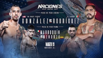 Primer cartel de Naciones MMA