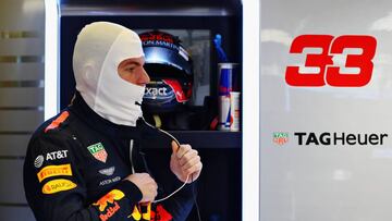 Max Verstappen en Barcelona.