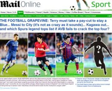 Portadas de la prensa extranjera