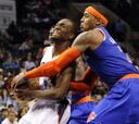 Anthony y los New York Knicks vencen a Ewing y a los Bobcats