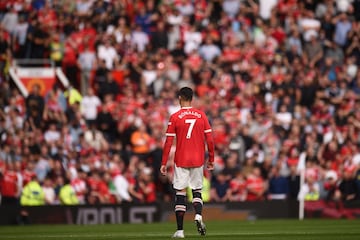 Cristiano Ronaldo durante el partido contra el Newcastle United.