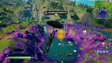 Fortnite: el cubo dorado llega a El Cataclismo en el centro de la isla