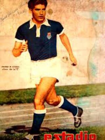 El atacante Pedro López estuvo en Colo Colo entre 1946 y 1948, para luego partir a la U en 1949.