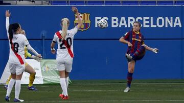 20/01/21 PARTIDO FUTBOL FEMENINO PRIMERA DIVISION IBERDORLA
FC Barcelona Femeni v Rayo Vallecano Femenino
Alexia (11) FC Barcelona Femenino 2-0