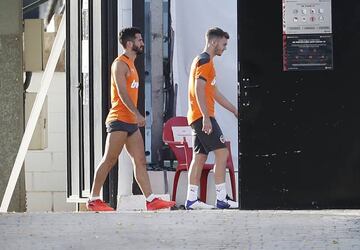 LATO Y GAYÀ SUELEN A ESTAR JUNTOS EN LOS ENTRENAMIENTOS.