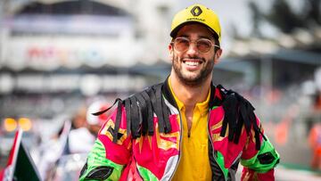 RICCIARDO Daniel (aus), Renault F1 Team RS19, portrait during the 2019 Formula One World Championship, Mexico Grand Prix from october 24 to 27 in Mexico - Photo Antonin Vincent / DPPI
 
 
 27/10/2019 ONLY FOR USE IN SPAIN