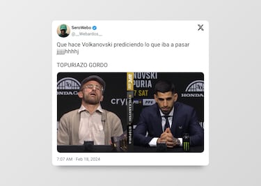 “Cabra absoluta”: los mejores memes y reacciones a la victoria de Topuria
