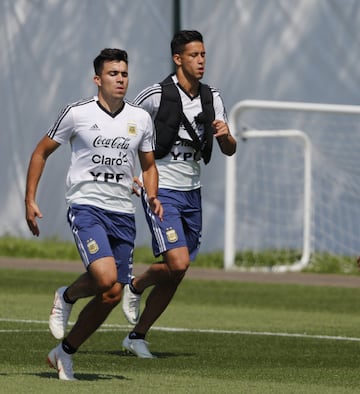 Bronnitsy  23 junio 2018, Rusia
Copa Mundial Rusia 2018
Entrenamiento de Argentina antes de jugar contra Nigeria.
Marcos Acuna of Argentina
Foto Ortiz Gustavo