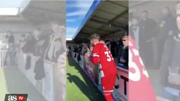 Este gol se anotó en un partido de la sexta división del fútbol inglés.