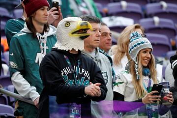 Las mejores imágenes de los fanáticos en el Super Bowl LII