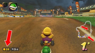 mario kart world monedas