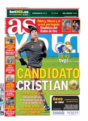 Las portadas de AS de diciembre