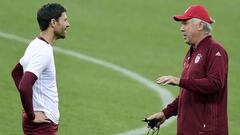 Xabi Alonso y Ancelotti. 