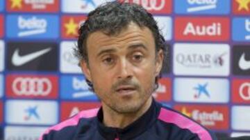 Luis Enrique, tenso: evitó dos preguntas sobre su continuidad