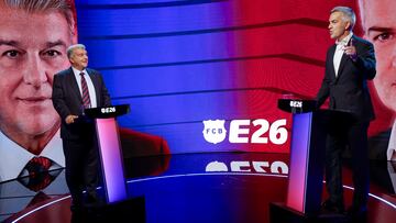 12/03/26 DEBATE PRESIDENCIA FC BARCELONA 2026 JOAN LAPORTA VICTOR FONT
