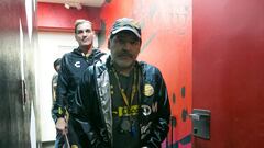 Maradona llega a Guadalajara en medio de mucha seguridad
