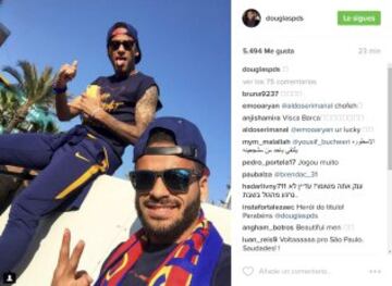 La celebración de los Campeones de Liga en sus redes sociales