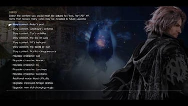 Final Fantasy XV se actualiza con varios contenidos gratuitos