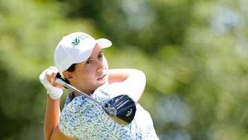 Carlota Ciganda en acción.