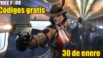 Free Fire códigos gratis 30 de enero