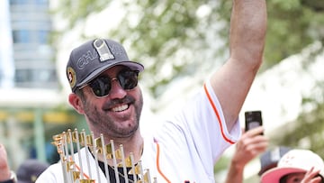 Justin Verlander is unanimously voted the American League’s Cy Young Award winner for the third time in his illustrious career