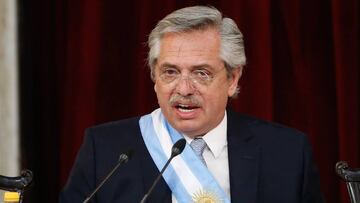En la imagen, el presidente de Argentina, Alberto Fernández. EFE/Juan Ignacio Roncoroni/Archivo