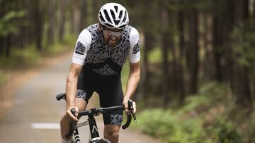 Alberto Contador, durante su reto del Everesting en Navapelegr&iacute;n (Segovia).
