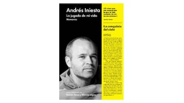 Portada del libro de Andrés Iniesta