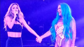 Karol G y Anahí sorprenden al cantar en vivo ‘Sálvame’ de RBD