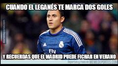 Los memes del Leganés-Real Madrid: Keylor, James, Asensio...