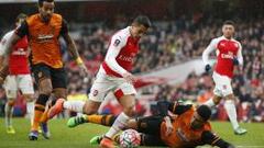 Alexis jug&oacute; 27 minutos en la igualdad de Arsenal ante Hull City por FA Cup.