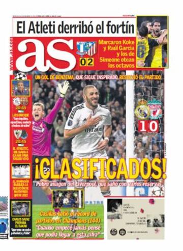 Las portadas de AS de noviembre
