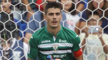 El Leganés quiere renovar ya al portero Jon Ander Serantes