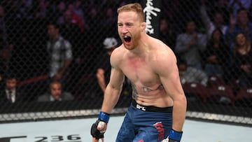 El campeón BMF Justin Gaethje.