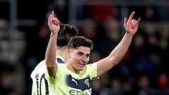 Julián Álvarez justifica su titularidad con un ‘doblete’ ante el Bournemouth