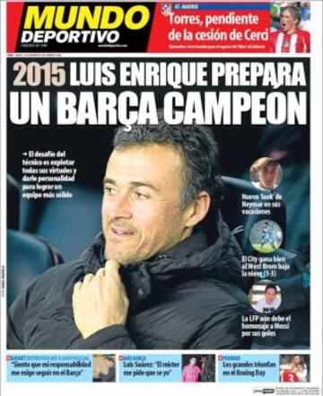 Portadas de la prensa deportiva