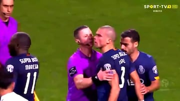 El nuevo momento de furia de Pepe: ¡y fue con un compañero!
