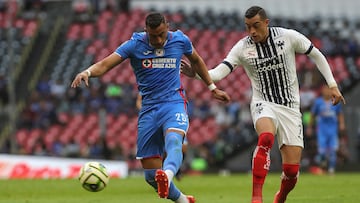 Ramiro y Rogelio Funes Mori pelean un balón dentro de la cancha.