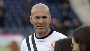Zidane: "Creo en las opciones del Olympique ante el Atlético"