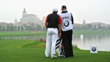 Sergio Garcia durante el BMW Masters.