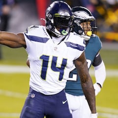D.K. Metcalf tuvo motivación extra en el juego contra Eagles