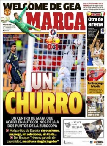 Portadas de la prensa deportiva