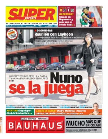 Portadas de la prensa mundial