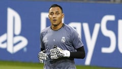 Real Madrid starting team: Keylor Navas in goal