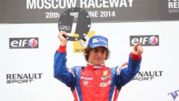 VICTORIOSO. Merhi se impuso en la segunda manga de la cita rusa y ya es quinto en la general.