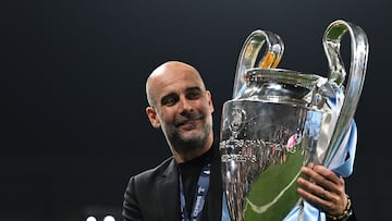 Con el título del Manchester City en Champions League, Pep Guardiola pasa a la historia como el único técnico en ganar el triplete en más de una ocasión.